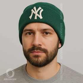 کلاه بافت طرح NY