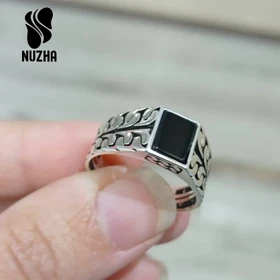انگشترنقره مردانه ترک کدanm1016