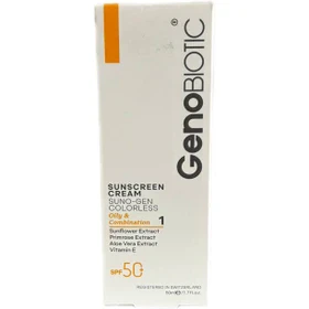 ضد آفتاب بی رنگ (سانوژن) مناسب پوست چرب و مختلط ژنو بایوتیک Geno Biotic