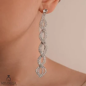 گوشواره جواهری فشن کد 488