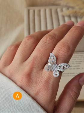 انگشتر جواهری فری سایز 15 مدل