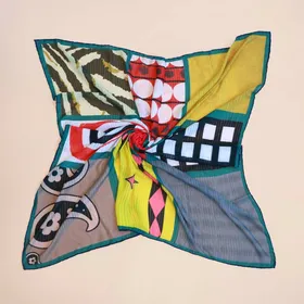 روسری رنگی مدل دار