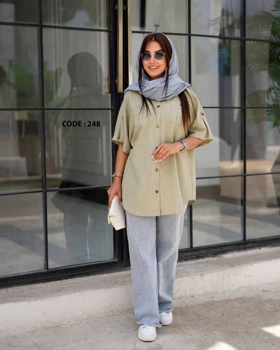 مانتو شومیز کاربردی کد 0248