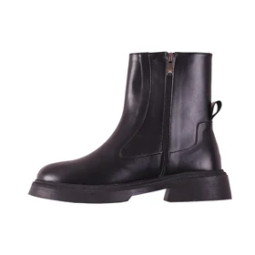 نیم بوت زنانه چرم مدل رسا کد 2255