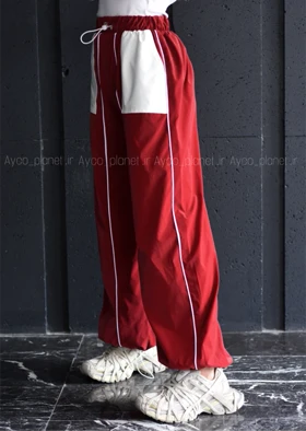 ست سویشرت و شلوار لاین قرمز