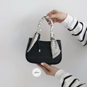 کیف زنانه دوشی مدل آروشا (مشکی)