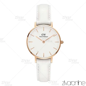 ساعت دنیل ولینگتون زنانه بند چرمی سفید 102485