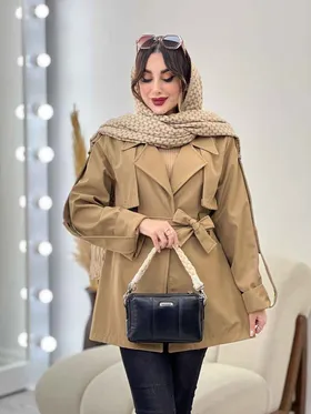 بارانی کمر پاگن ژیله دار