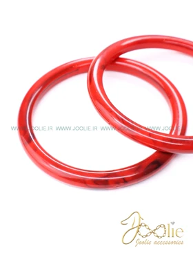 دستبند النگو زنانه فشن کد B2184 (قرمز)