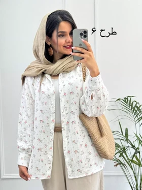 مانتو دبل فیس شکوفه