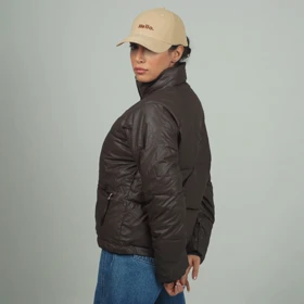 کاپشن جیب زیپ‌دار