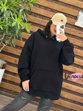 هودی کلاهدار ساده