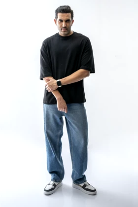 تیشرت باکسی بیسیک مردانه