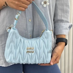 کیف چرم میو میو Miu Miu HandBag A04 (آبی)