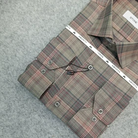 پیراهن طرحدار مردانه قواره ازاد ( قواره کلاسیک ) _ استین بلند