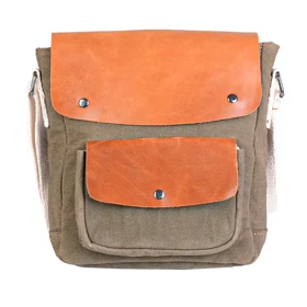 کیف دوشی زنانه کتان 005 (سبز)