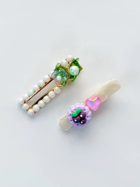 گیره مو طرح خرس عروسکی بسته 5 عددی