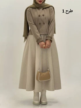 3670-کت و دامن پاییزه آبان