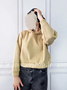 کراپ هودی ساده