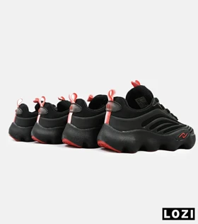 کفش کتانی مردانه مشکی قرمز ADIDAS yeezy 700 v2