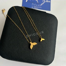 گردنبند استیل دم وال سه بعدی