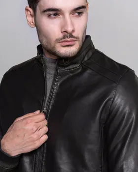 کاپشن چرم مردانه A – 131