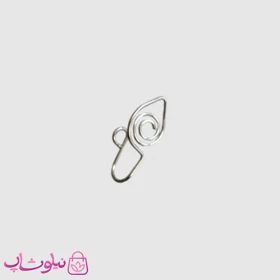 پیرسینگ فیک بینی نقره ای رنگ کد 398