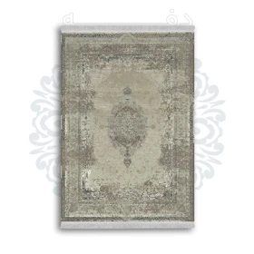 *جدید* فرشینه از جنس پارچه شانل مخمل ترک طرح فانتزی برند دفه کد 1049
