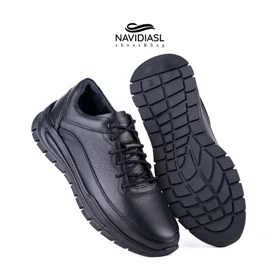 کفش مردانه چرم اسپرت طبی کد 6017025