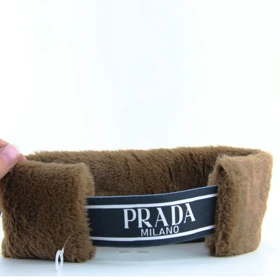 هدبند ساده دخترانه پشمی (سبز تیره)