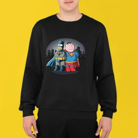 سویشرت و دورس طرح بارت سیمپسون | Homer and Family Guy design sweatshirt کد 258082