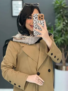 مانتو لینن دودکمه مدل آیریس