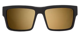عینک آفتابی اسپای مدل SPY Montana Soft Matte Black Happy Bronze W Gold Mirror