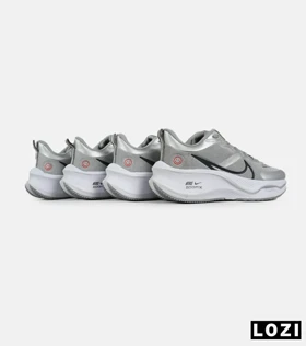 کفش کتانی مردانه و زنانه طوسی سفید NIKE zoom x smiley