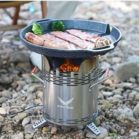 اجاق هیزمی فن دار کمپینگ SNOW HAWK SN-Q16