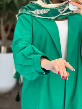 مانتو بغل دکمه پشت پیله