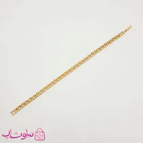 دستبند زنانه ظریف ژوپینگ طرح کارتیه طلایی 18 سانت 4 میل