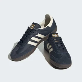 کفش کتانی سامبا سفید سرمه ای samba adidas کد 275977