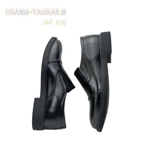 کفش رسمی مردانه چرم طبیعی مشکی