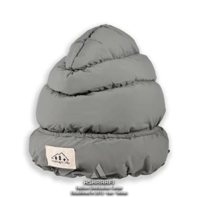 کلاه پافر Puffer Beanie Hat HA209