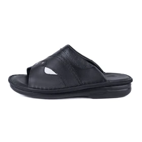 صندل چرم مردانه مدل ماکائو