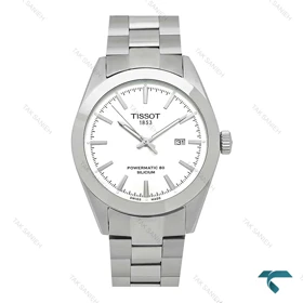 ساعت تیسوت پاورماتیک مردانه استیل صفحه سفید Tissot-7787-G