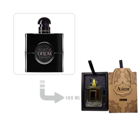 عطر ادکلن ایو سن لورن بلک اپیوم زنانه (ل پارفوم) 100 میل اشدی Yves Saint Laurent Blank opium Le Parfum for Woman Ashdi 100ml