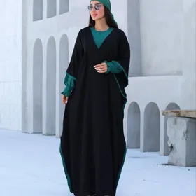 مانتو عبایی سایزبزرگ طرح دیبا