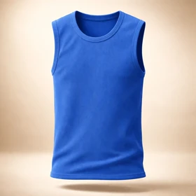 تنگ تاپ آبی شالی کبریتی مردانه کیفیت عالی سایزبندی