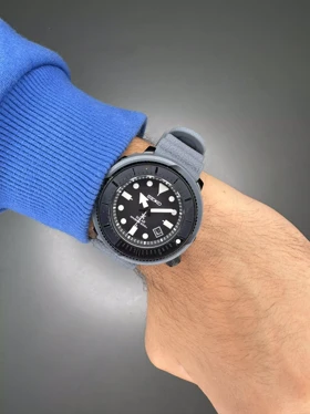 ساعت مچی سیکو سولار بند رابر طوسی Seiko Solar