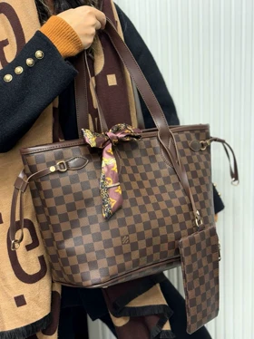 کیف لویی ویتون پانانا (چهارخونه قهوه ای)