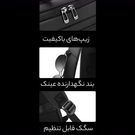 کوله پشتی لپ تاپ 15.6 اینچ بنج Bange اصل BG-7802 با 2 درگاه شارژ