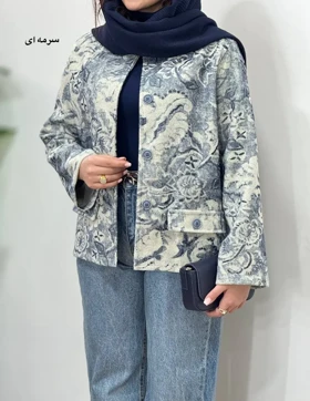 پالتو کتی فوتر طرحدار آتوسا