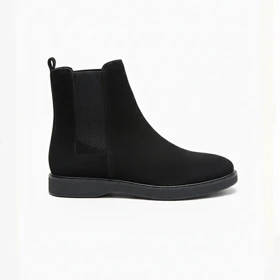نیم بوت چرم اشبالت بغل کش ZARA